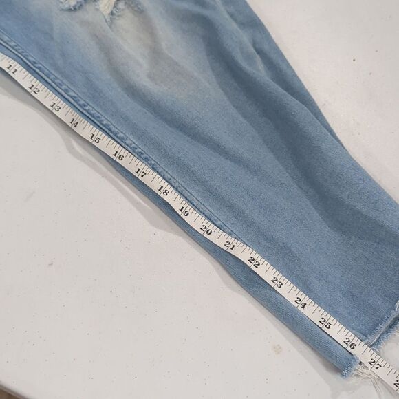 Vigoss Jeans Womens 24 Marley Skinny Distressed Light Wash - Picture 12 of 12